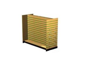 Quality 1200mm Space Saving Slatwall Display Stand Light Duty Practical For Retail Store wholesale