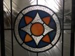 Decorative bevel glass for bath room windows patina caming