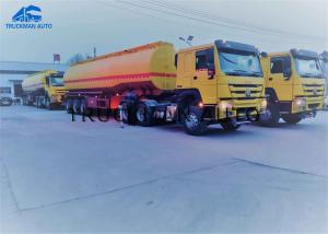Quality 50 Tons Oil Transportation Trucks , Tank Semi Trailer With The Fire Extinguisher wholesale