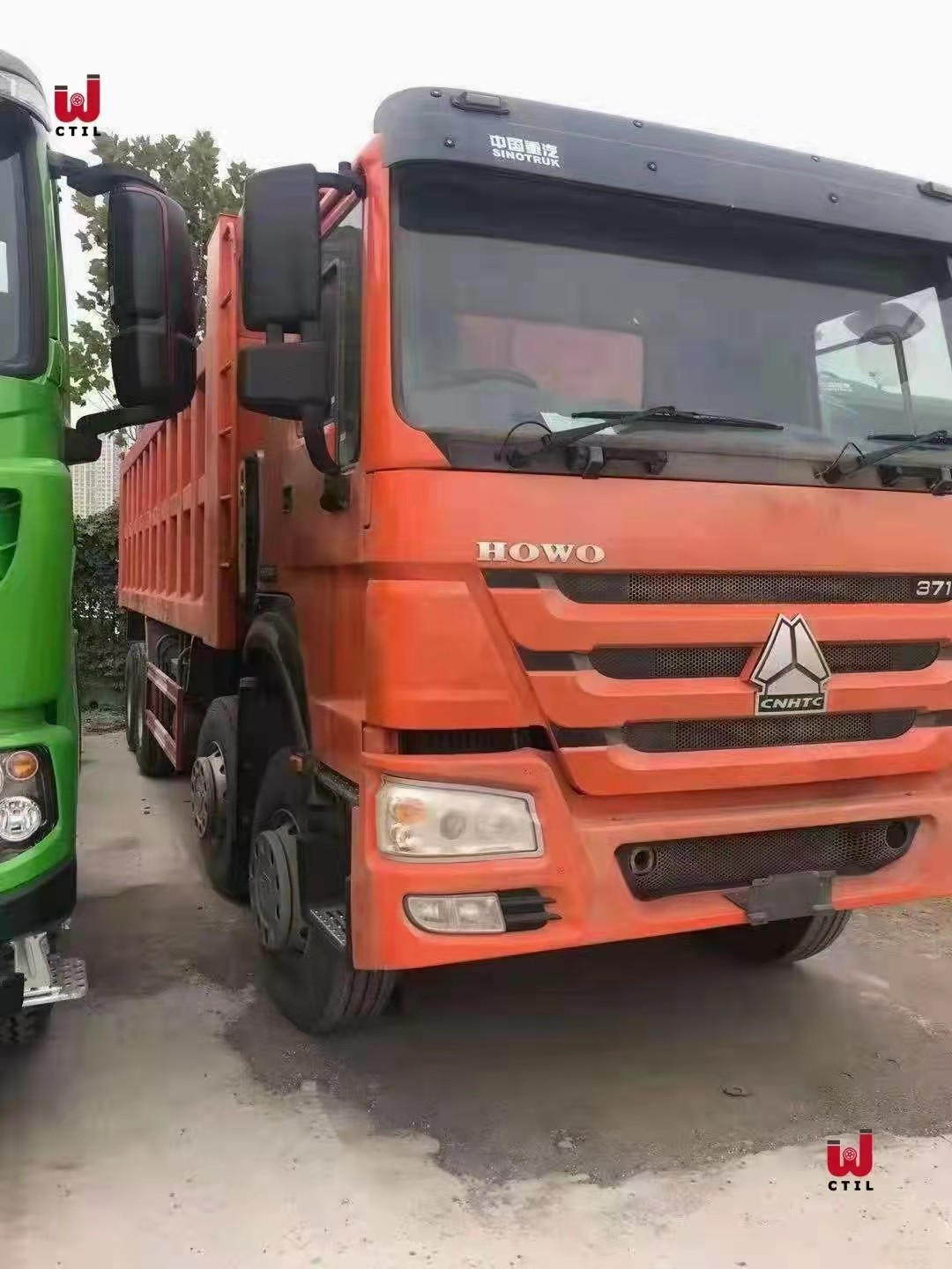 HOWO 8x4 371HP Heavy Duty Dump Truck 12 Wheel 26 Cbm 40 Tons
