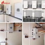 Solar Deye 5kw 6kw Hybrid Inverter 8kw 10kw 12kw 14kw 16kw 420/670/233mm For