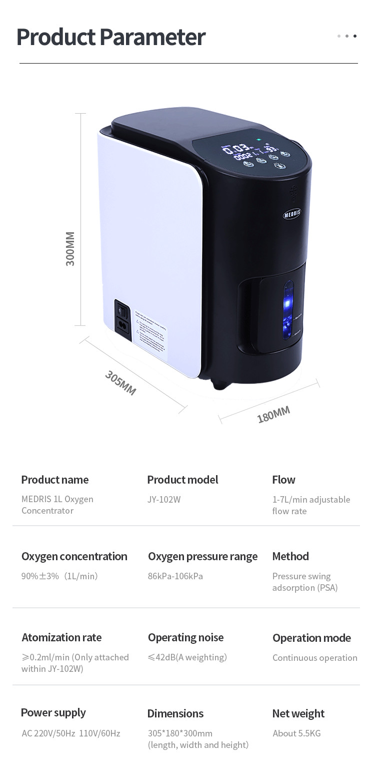 Continuous Stable Medical Oxygen Concentrator 7L Household Oxygen Generator