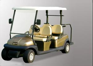 Quality Champagne Color 4 Seater Golf Cart Electric Vehicles With 3.7kw KDS Motor wholesale