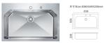 Built In Undermount Kitchen Sink Stylish Comfy Area Stainless Steel Restaurant
