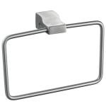 Square Bathroom Towel Rings Hand Towel Holder Metal Gray Sus304 Stainless Steel