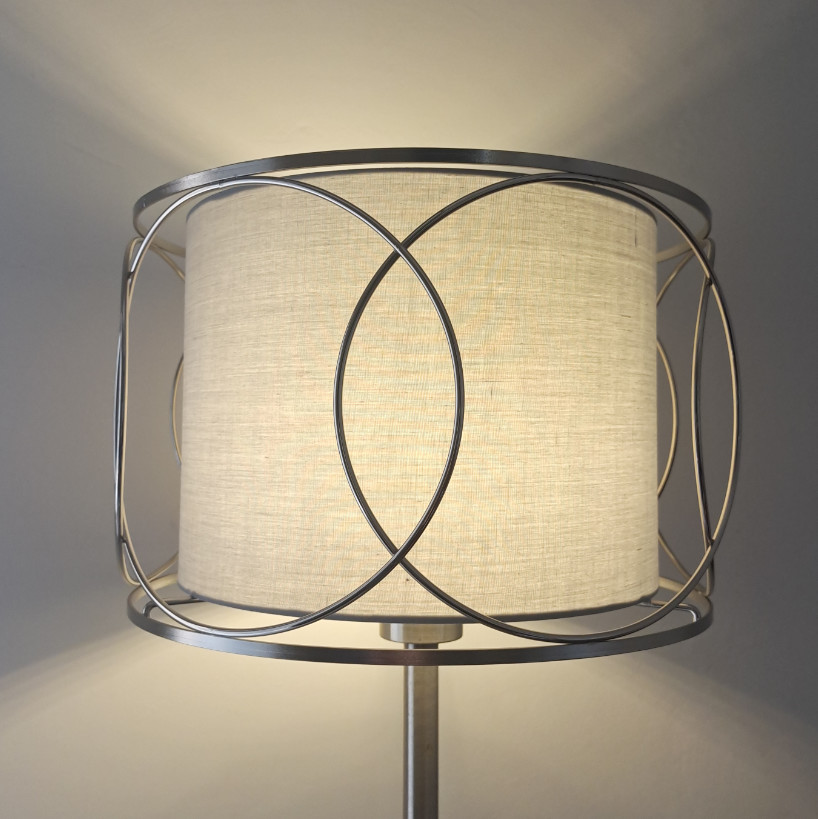 2 Layer Diy Metal Lamp Shade 3 Way Gimbal E27 For Floor Lamps