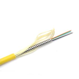 Quality 6C G657A2 LSZH PE PVC Anti Rodent Armoured Fiber Cable With 6 Conductors wholesale
