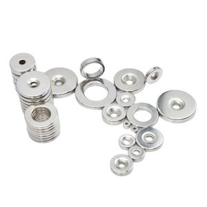 Quality Permanent Magnetism LFYGY Brande Rare Earth Neodymium Disc Magnet with Countersunk Hole wholesale