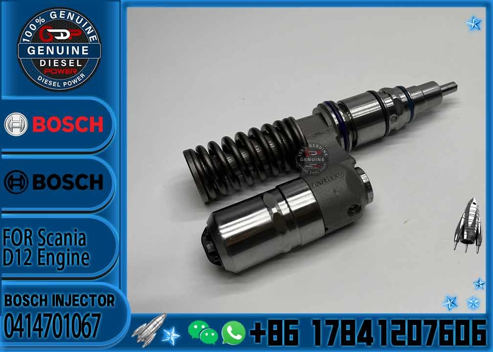 Diesel Unit Fuel Injector 0414701067 0414701045 1805343 For Scania R340 P340 10.6 d