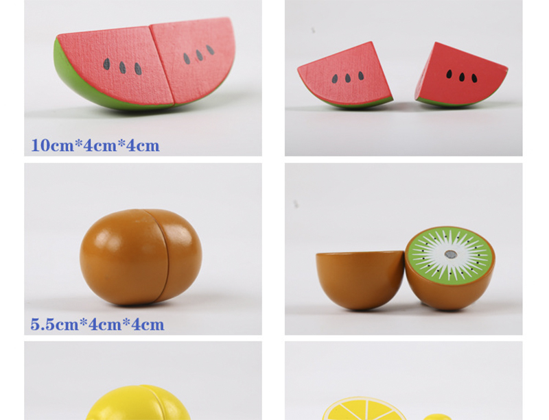 Montessori Kitchen Pretend Toy For Children Cutting Fruit Vegeta