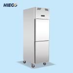 210W 500L Double Doors Upright Freezer Commercial Refrigeration Equipment