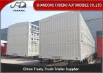 3 Axles Cattle Transport Q345B 50T Side Wall Semi Trailer