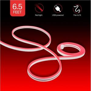 Quality Certified Warm White Cob LED Strip Lights With Adhesive Backing - 6.5FT Length wholesale