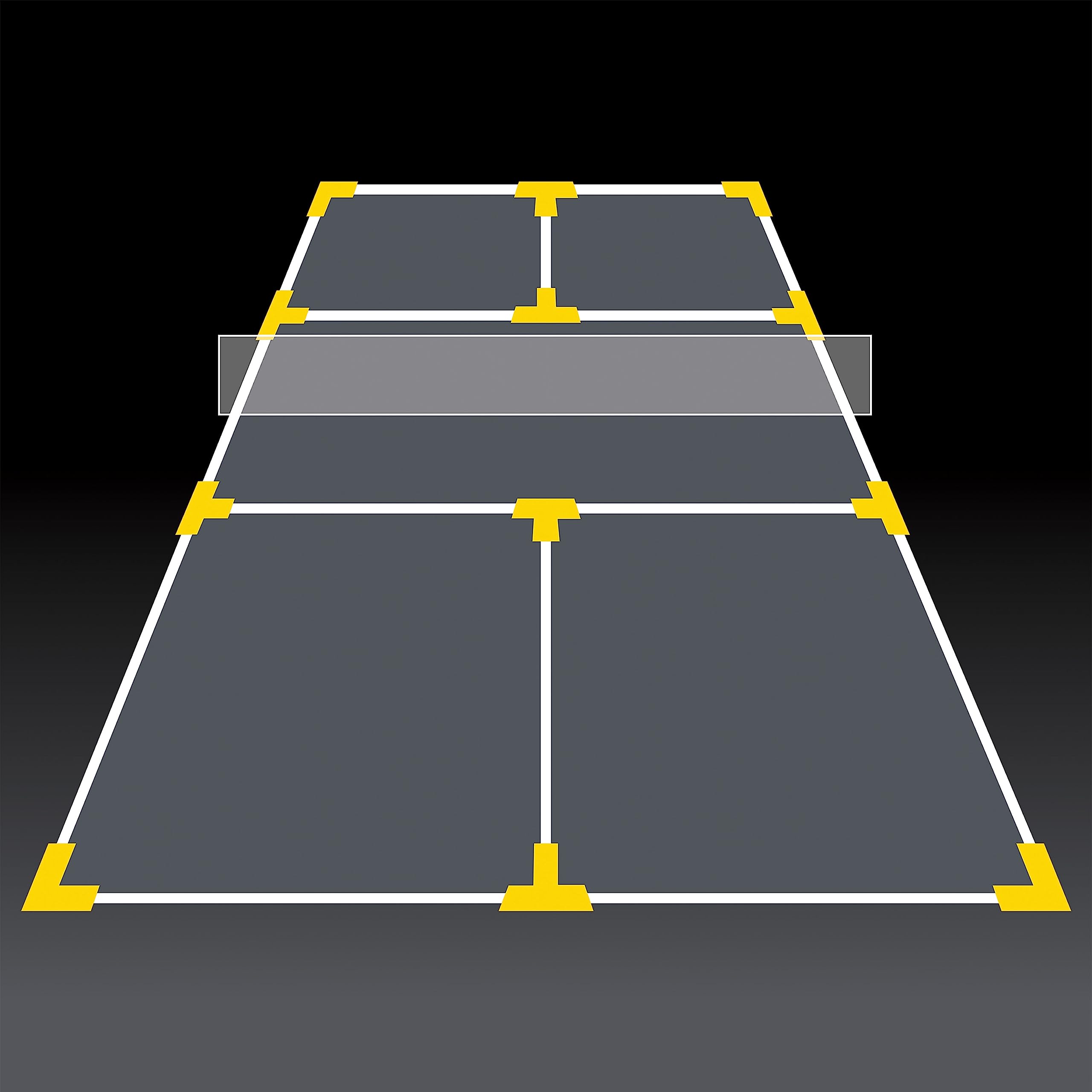 pickleball court marker kit markings pickleball court marking Temporary portable line markers how to mark positions paddle