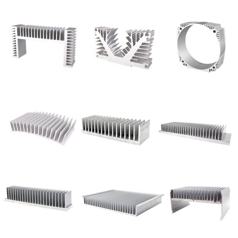 CNC Milling Machining Aluminium Extrusion Heat Sink Profilesnk