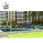 EVA Mat Rope Climbing Kids Playground Slide For Kindergarten