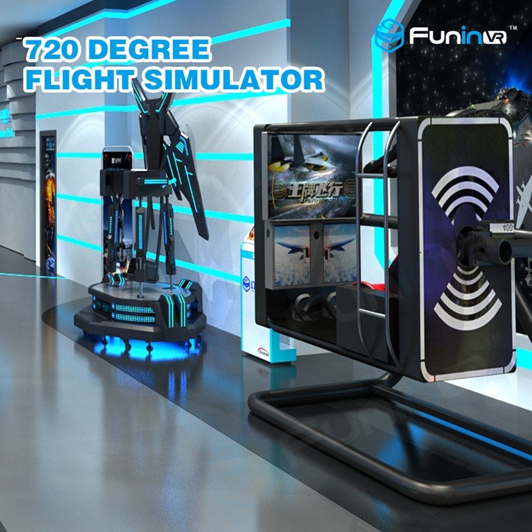 720° Virtual Reality Flight Simulator With Motion Control / Full-Digital Servo System