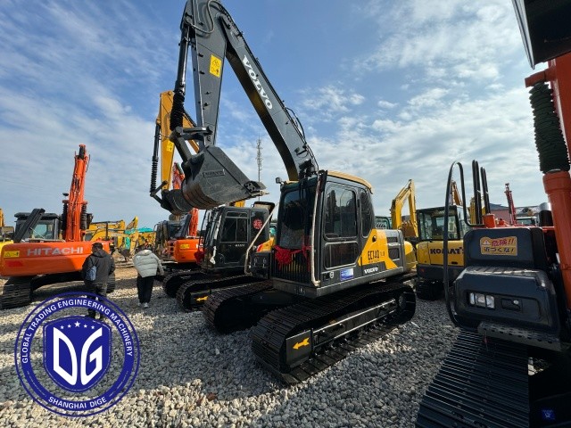 Ec140 14 Ton Used Volvo Excavator Long Lasting Undercarriage Hydraulic Machine