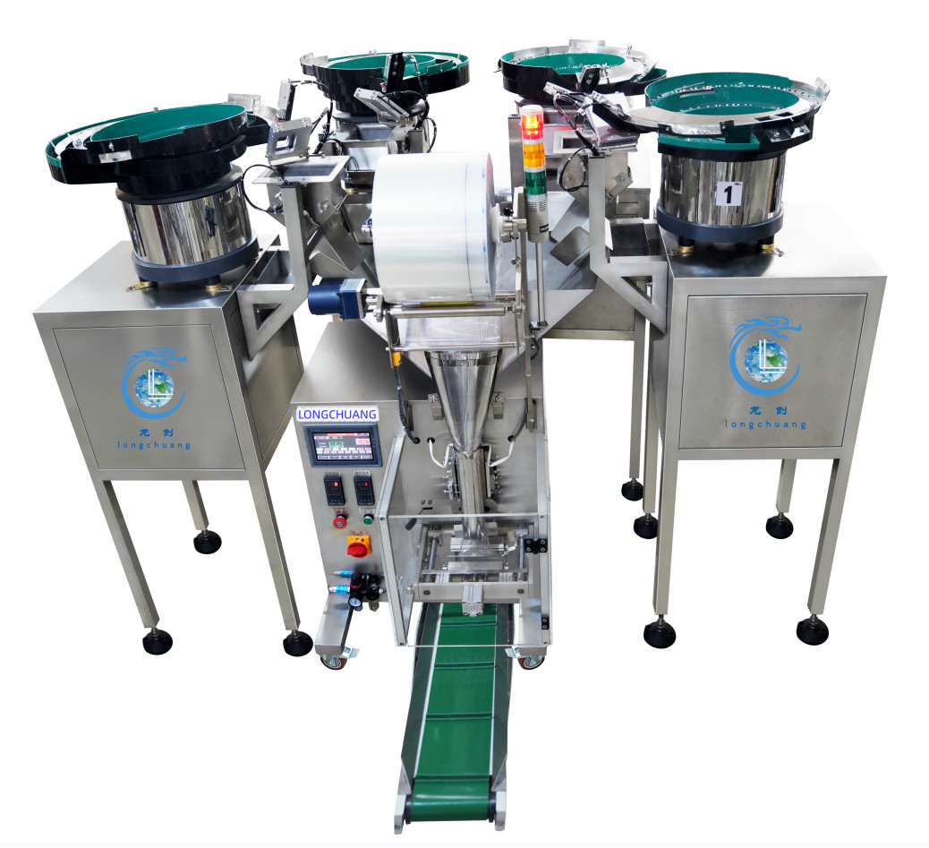 Furniture Fasteners Nuts Screw Counting And Packing Machine CE