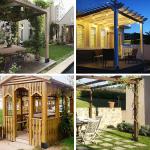 Enhance Your Outdoor Area with Nonstandard Wood Deck Fence Post Base Pergola