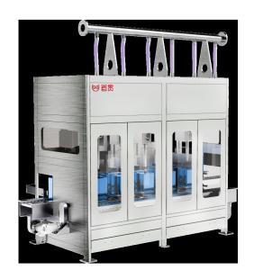 Quality Compact Lube Oil Filler 1-10 Tons/Hour Capacity 380V Voltage 25L Lube Oil Filling Production Line wholesale