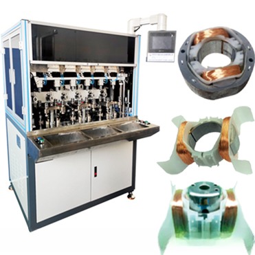 Revolutionize Production Automatic Six-Station Winding Machine For AC Fan Motors
