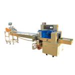 Down-walking paper horizontal packaging machine arrangement feeding packaging
