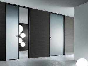 Quality High Light Transmission Tempered Glass Door Satin Acid Etched For Semi Private Squares wholesale