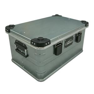 Quality Anodize Outdoor Metal Aluminum Alloy Lunch Car Folding Boxes grey Camping Cargo Storage Kitchen Camping Box wholesale
