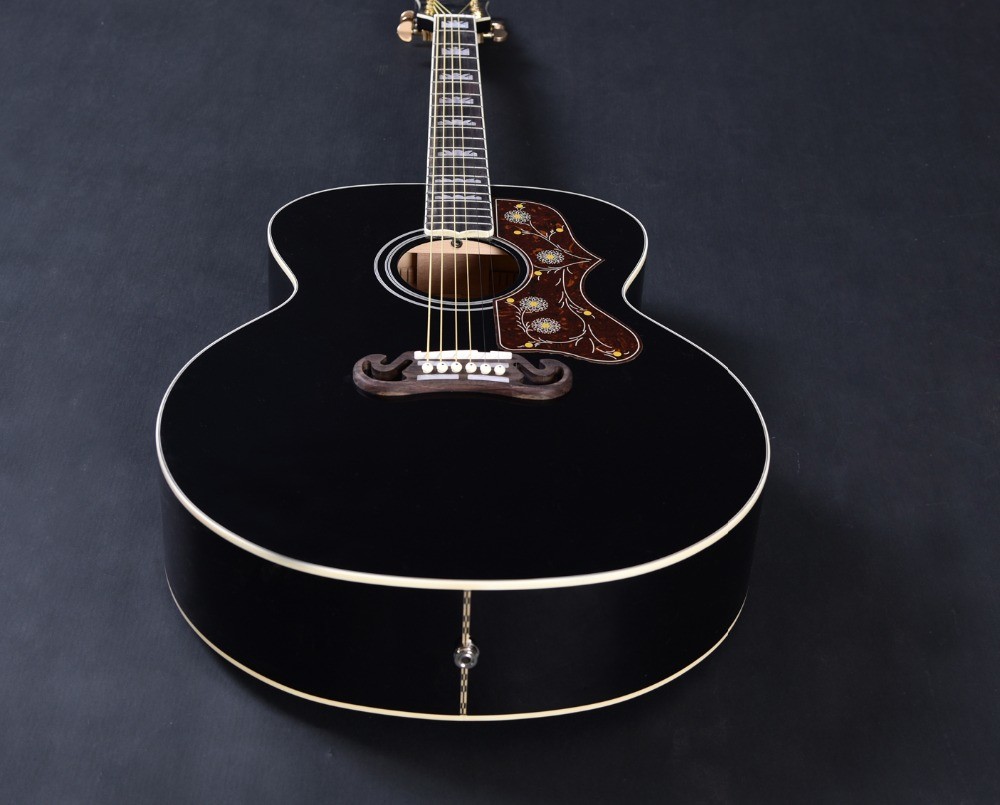 Full solid wood 41 inch acoustic guitar, solid spurce top, solid mahogany back and side Acoustic Guitar