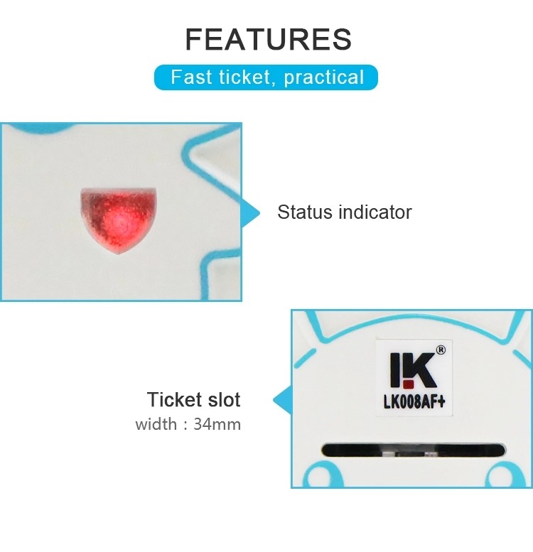 Ticket Dispenser Arcade Game Machine Parts For Supermarket Candy Prize Vending Machine