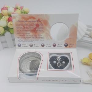 Quality Wish Pearl Gift 3PCS Sets Pearl Jewelry with Earrings,Ring and Cage Pendant &amp; Chain Necklace wholesale