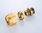 6101 Polished Brass Water Distribution Manifolds w/ anti-sediment sealing bases
