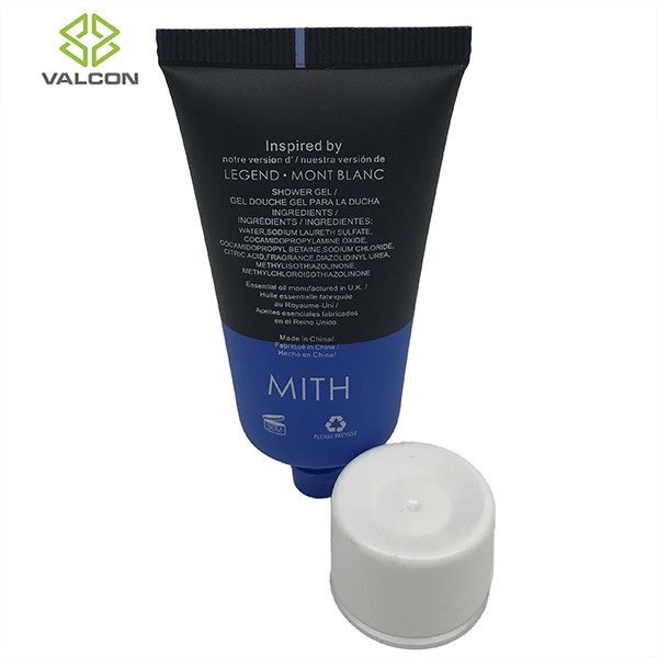 2 Layer Hand Sanitizer Tube , HDPE Plastic Tube Bottles Frosted Varnish