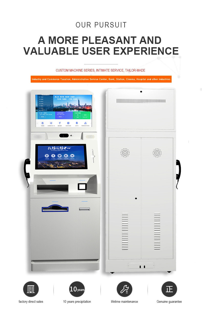 OEM ODM Touch Screen Document Scanning Printing a4 Self Service Print Terminal Kiosk