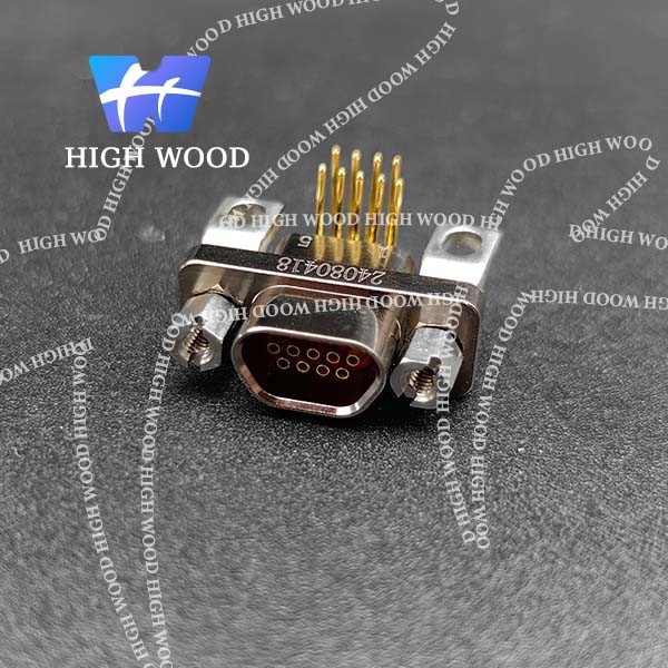 J30J SERIES MICRO-D Connectors,HW-J30J-9ZKWP2-J, J30J Series Twisted Pin Micro Rectangular Electrical Connector