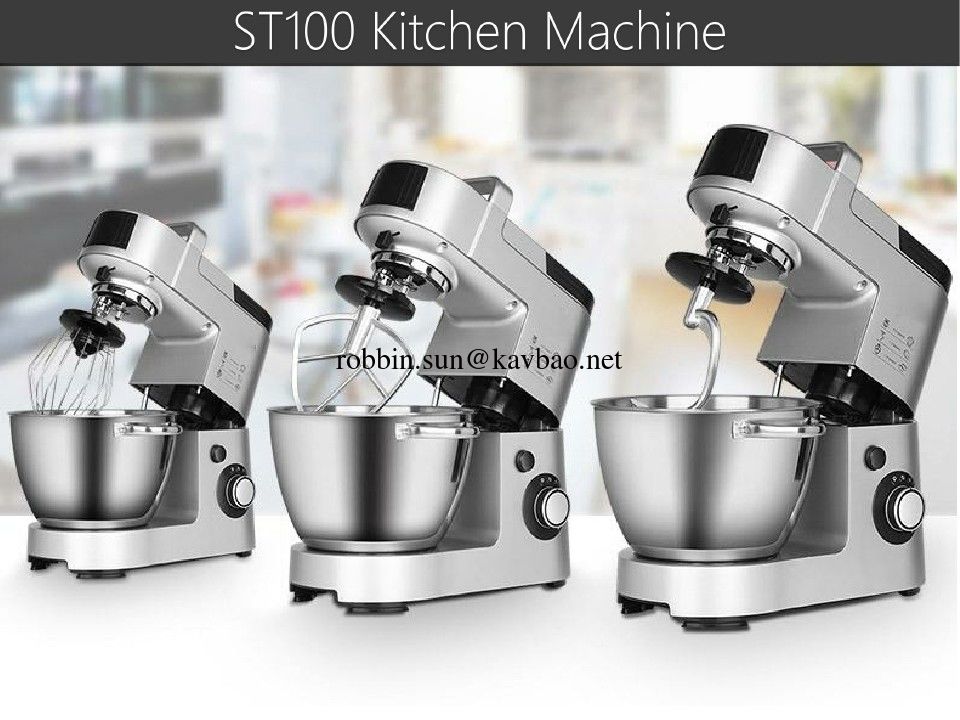 ST100 1500w Diecast Aluminium Professional Planetary Sand Mixer Kitchen Machine