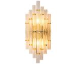 Light Weight Diameter 23cm Height 50cm Led Metal Crystal Wall Lamp