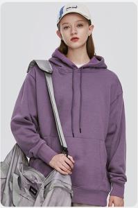 Quality 100% Cotton Plain Unisex Plain Hoodies Oversized Micro Performance Fleece Pullover Hoodie For Women wholesale