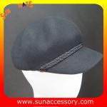 2276 Sun Accessory customized fashion winter 100% wool felt cowboy hats ,women