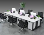 Metal Legs Modern Multi-Person Desk Set for Customer Required Office Organizatio