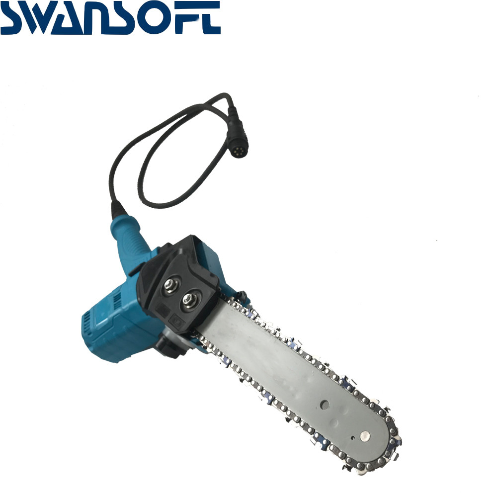 Swansoft 40V 400W Wood Cutting 150mm Electric Chainsaw Chain Saw Electric