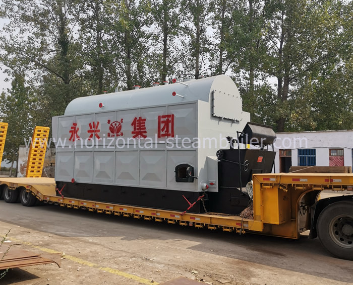 Assembled Coal Fired Residential Boiler Eco - Friendly Marine Water Tube Boiler