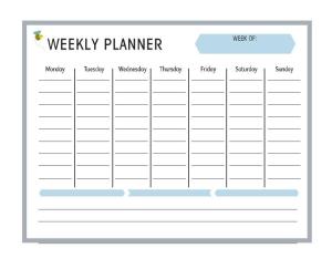 Quality Dry Erase Horizontal Thick Weekly Planner Fridge Magnet Notepad wholesale
