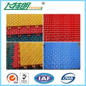 Quality Suspended Hygienic Pp Interlocking Sports Flooring Green Futsal Court Plastic Flooring wholesale