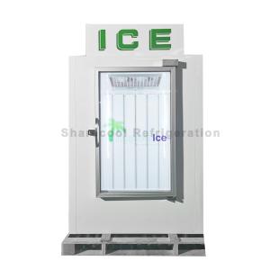 Quality CFC Free Commercial Ice Storage Bin LED Inside Customzied LOGO Sticker wholesale