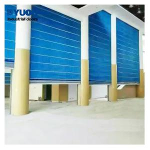Quality 300KG Fire Rated Curtain Roll Up Door Safety Inorganic Fiber Soft Texture wholesale