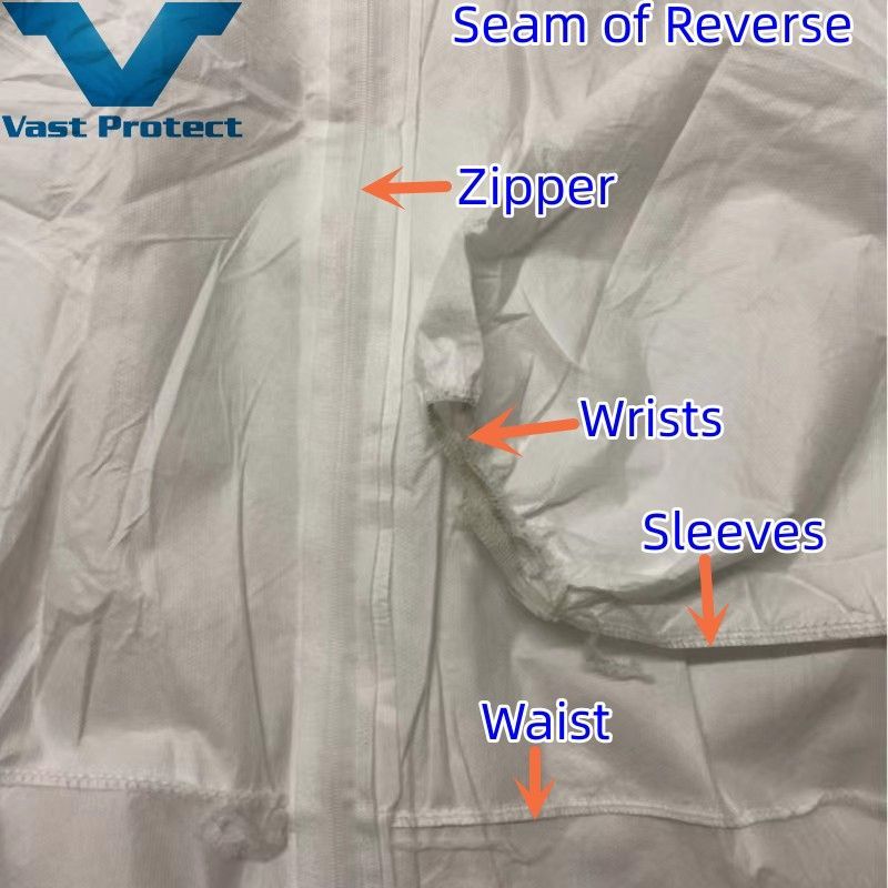 Disposable Microporous Waterproof Breathable Dustproof Micro Film Coverall