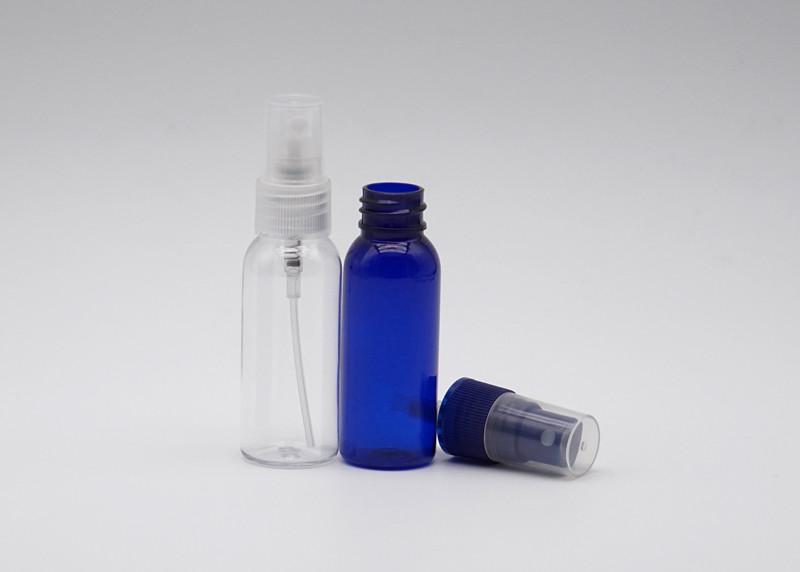 60ml 100ml Cylinder Fine Mist Spray Bottle White Plastic Spray Bottle Logo Custom