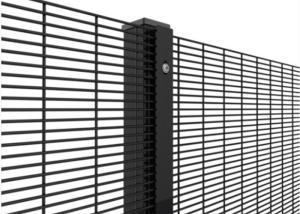China 2.3m High Security Anti Climb Mesh Fence RAL 6005 Green 3X0.5X8 on sale